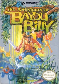 Adventures of Bayou Billy NES US box art